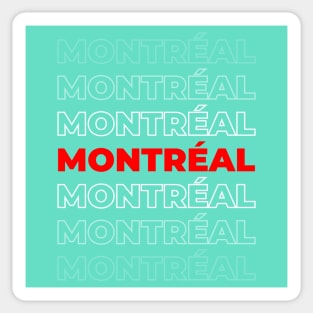 Montréal Sticker
